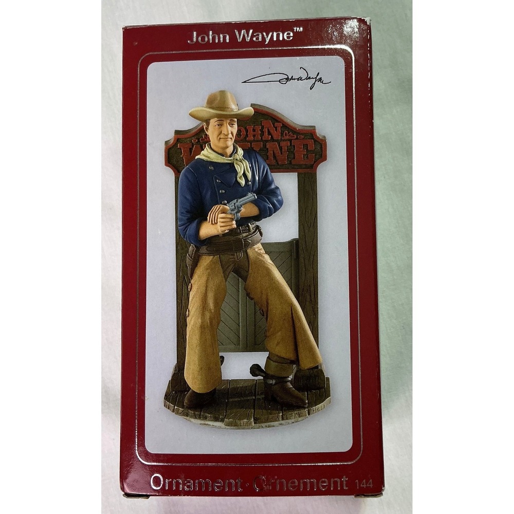 John Wayne Carlton Cards Heirloom Ornament Collection Western The Duke Figure OS
